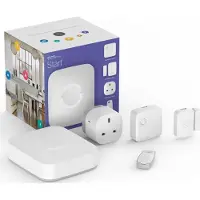 Samsung SmartThings Starter Kit UK-aansluiting inclusief SmartThings Hub, motion sensor, multi sensor, presence sensor en smart power outlet voor complete smart home automatisering