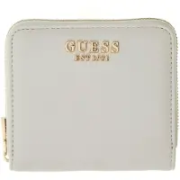 GUESS portemonnee Coleen SLG Zip Around Wallet Cream White crème