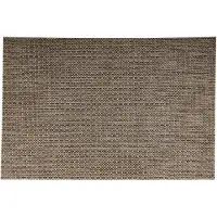 Asa selection PVC-placemats, placemat, servetring, PVC, zwart / naturel, 33 x 46 cm, 78016076
