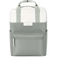 Kapten & Son Rugzak 'Bergen Small' mintgroen / wit