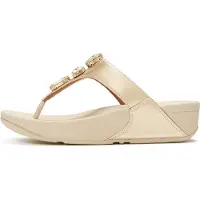 FitFlop Lulu ultra-jewel metallic toe-post sandals
