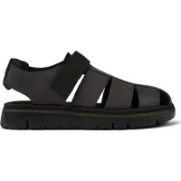 Camper Heren Bruine Caterpillar Leren Sandalen (42), Leer, Plat, Klittenband, Casual K100285-006