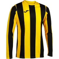 Joma Inter Classic Long Sleeve T-shirt Geel,Zwart 2XL Man