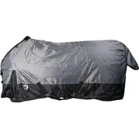 Horka Oxford outdoordeken 450D zwart maat 135/185