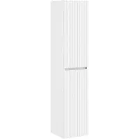 vidaXL Badkamermeubel Set 6 st Wit Bewerkt hout en glas