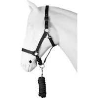 Horka Dime halsterset Kleur: zwart, Maat paard: shet