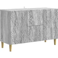 vidaXL Dressoir Grijs Sonoma 89 x 34,5 x 60 cm Bewerkt hout