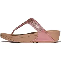 Original Brands Lulu crystal-mix metallic toe-post sandals