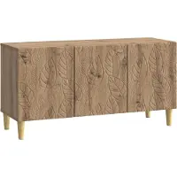 vidaXL TV Kast 99 x 34,5 x 50 cm Artisanaal eiken Bewerkt hout