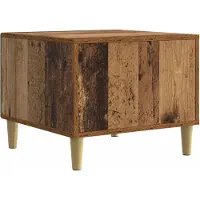 vidaXL Salontafel Oud hout 50 x 49 x 40 cm Bewerkt hout