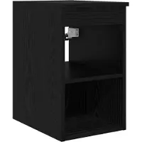 vidaXL Badkamerkastset, 3 stuks, zwart, 49,5 x 44,5 x 66 cm