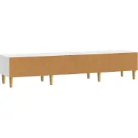 vidaXL TV Kast 147 x 34,5 x 30 cm Hoogglans Wit Bewerkt hout