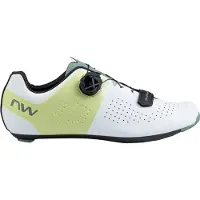 Northwave Storm Carbon Wit/Groen Heren Routeschoenen || Maat: 44