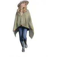 Lanaform - Heat Wrap - Draadloze Verwarmde Poncho - Verwarmingsdeken Nomade - Warmte Nek Buiten - Draagbare Batterij 5000mAh - Ultra Zachte Fleece - Winter Thuis Wandeling Comfort