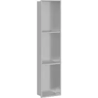 vidaXL Douche Niche zilver 90 x 20 x 9,5 cm Roestvrij staal