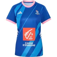 Adidas Functioneel shirt 'Ffhb' blauw / azuur / donkeroranje / wit
