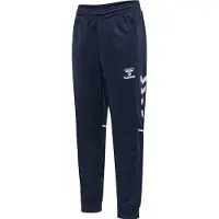 Hummel Sportbroek donkerblauw / wit