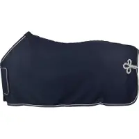 Horka Zweetdeken - met Ornament - 135/185 - Blauw/Zilver