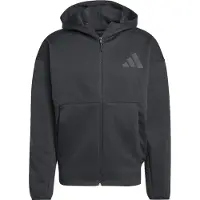 Adidas Sportsweatvest 'Z.N.E.' donkergrijs / zwart