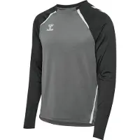 Hummel Sportsweatshirt 'Lead 2.0' grijs / zwart / wit