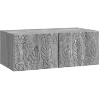 vidaXL Wandmontage TV-kast 98 x 31 cm Grijs Sonoma Bewerkt hout