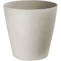 Garden ID Bloempot Swing Cone - Kunststof - Witsteen - Diam.35xh34cm