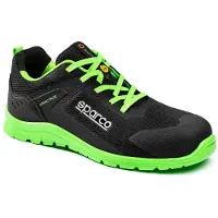 Sparco Werkschoenen S1PS - Practice Rinus - Zwart/Groen — 40