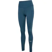 Hummel Sportbroek 'Hiit Intensity' cyaan blauw / wit
