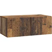 vidaXL Wandmontage TV-kast 59,5 x 31 cm Oud hout Bewerkt hout
