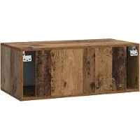 vidaXL Wandmontage TV-kast 78,5 x 31 cm Oud hout Bewerkt hout