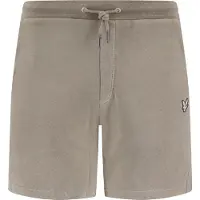 Lyle & Scott Khaki natural dye sweat short