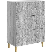 vidaXL Dressoir Grijs Sonoma 66 x 34,5 x 90 cm Bewerkt hout