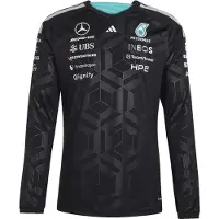 Adidas Functioneel shirt 'MER DR' donkergrijs / smaragd / zwart / wit