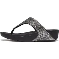 Original Brands Women Lulu Toe Post Glitterball Silver-Schoenmaat 41