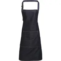 Premier Jeans Stitch Denim Bib Apron | Maat: Één maat