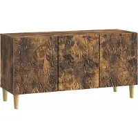 vidaXL TV Kast 99 x 34,5 x 50 cm Gerookt eiken Bewerkt hout