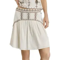 Pepe Jeans Dames Denvery rok wit (S), Casual, Katoen PL9011941