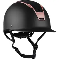 Horka ruitercap Sparrow zwart/roségoud