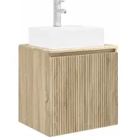 vidaXL Badkamerkast set 3 st Sonoma Eiken 49,5 x 41 x 62,5 cm