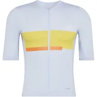 Adidas Functioneel shirt 'Tempo Neo Heritage' lichtblauw / geel / oranje / wit