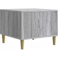 vidaXL Salontafel Grijs Sonoma 50 x 49 x 40 cm Bewerkt hout