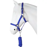 Horka Dime halsterset Kleur: kobalt, Maat paard: pony
