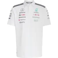 Adidas Functioneel shirt 'Mercedes - AMG Petronas Formula One Team' lichtblauw / rood / zwart / wit
