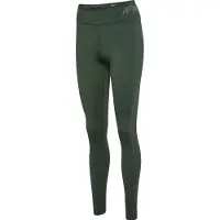 Hummel Sportbroek 'TE FUNDAMENTAL' olijfgroen / wit
