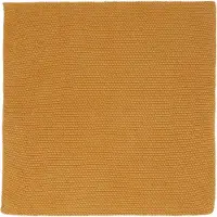 Asa selection Handdoek Kitchen Textiles Cotton Cloth Knitted Safran Yellow (Set van 2) - 30 x 30 cm