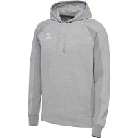 Hummel Sportsweatshirt lichtgrijs / grijs gemêleerd / wit