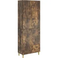 vidaXL Kast Set 2 st Bewerkt hout