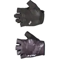 Northwave Paar Korte Handschoenen Active Camo / Zwart || Maat: L