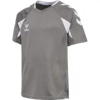 Hummel Functioneel shirt stone grey / wit