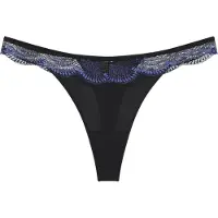 Triumph Comfort Glam String Dames Onderbroek - ZWART